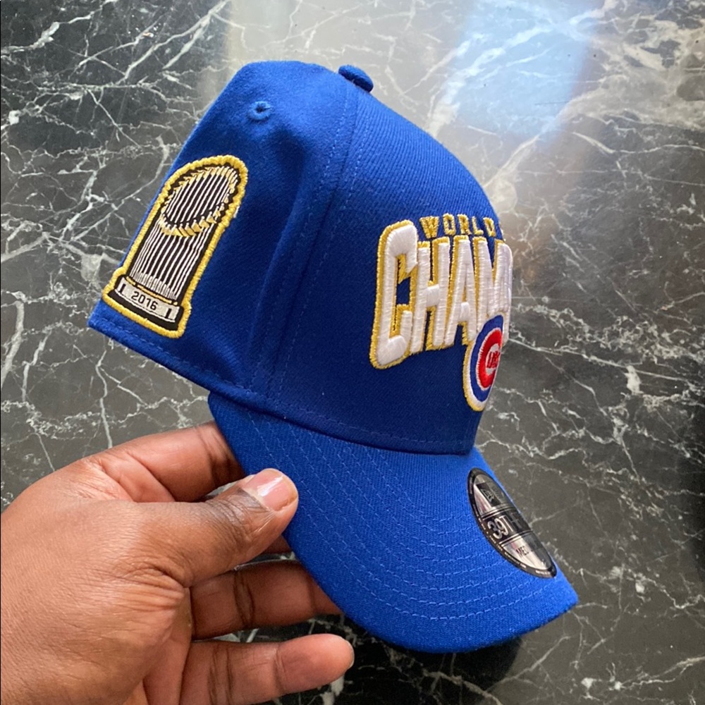 Blue World Series Champions Cap - Picture 2 of 6